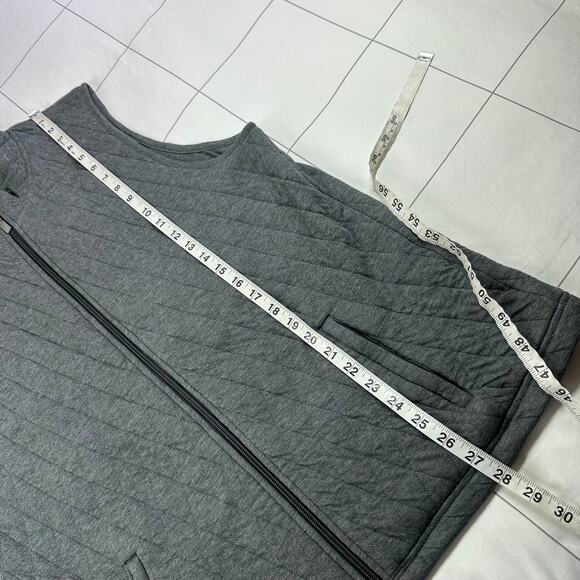 Mizzen+Main Vest Mens Large Gray Belson Quilted Full Zip Casual Modal Work Golf - Picture 10 of 10